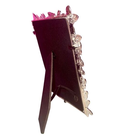 Juicy Couture Home Pink & Silver Butterfly Tabletop Photo Picture Frame 4โ x 6โ - Picture 5 of 7